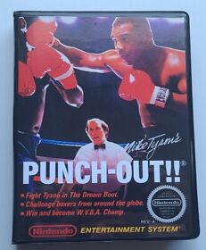 Mike Tyson's Punch-Out!! CASE ONLY Nintendo NES Box BEST QUALITY AVAILABLE