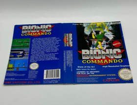 ORIGINAL Bionic Commando BOX - Nintendo NES, 1988 - AUS CODED - PAL A