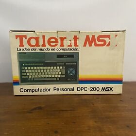 Talent Personal computer. MSX DPC-200A Argentina variant