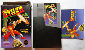 NES Rygar con pestaña colgante intacta completa en caja auténtica en caja