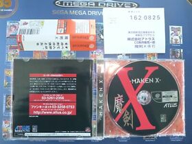 MAKEN X T-14401M Original ATLUS Release 1999 SEGA Dreamcast Japanese