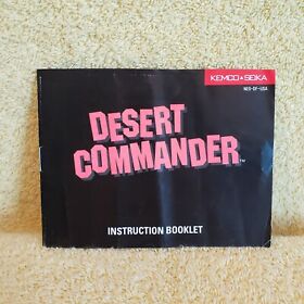 Desert Commander Nintendo NES Manual Only 
