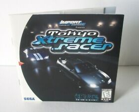 Tokyo Xtreme Racer 1 Manual Only NO GAME Sega Dreamcast Instruction Extreme