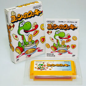 Yoshi No Cookie Famicom Nintendo FC Japan Import NES Puzzle NTSC-J Complete