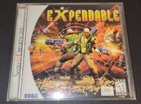 Expendable (Sega Dreamcast, 1999) Complete with instruction manual Tested