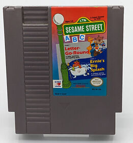Authentic Copy of Sesame Street ABC for Nintendo NES