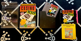 Casino Kid NES Excellent Condition CIB Authentic Complete In Box Nintendo Game