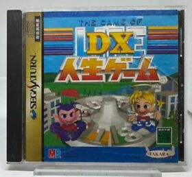 The Game of Life DX Jinsei Game Sega Saturn t-10302g