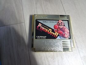 Punch Out Gold Nintendo Famicom NES Tested Work