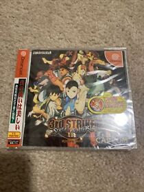NEW SEGA Dreamcast Street Fighter III: 3rd Strike Imported NTSC-J SEALED