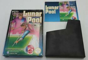 Lunar Pool Nintento NES Boxed PAL - BOX & MANUAL ONLY - NO CARTRIDGE