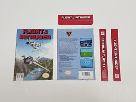 Flight of the Intruder Nintendo NES Rental Cut Box ONLY *DAMAGED