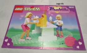 LEGO 5830 Belville Notice Instruction Fun-Day Sundaes Ice Merchant