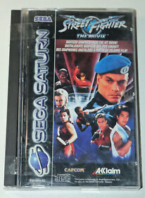 Sega Saturn Fighting Game Street Fighter The Movie PAL Real Battle On Film