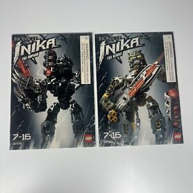 LEGO Bionicle 8729 & 8730 MANUALS Only Toa Nuparu & Toa Hewkii Ignika