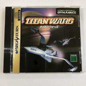 USED Sega Saturn Titan Wars (language/Japanese)