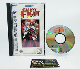 Galaxy Fight (Sega Saturn, Sunsoft 1996) CIB Complete Vintage Video Game - NICE!