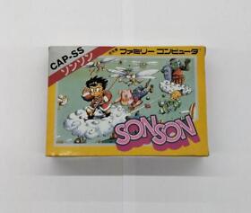 [Used] CAPCOM SON SON Boxed Nintendo Famicom Software FC from Japan