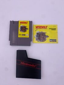 Werewolf: The Last Warrior (Nintendo Entertainment, NES, 1990) con manual