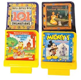 (4) Sega Saturn Games: Mickey, Pocahontas, 101 Dalmations, Richard Scarry