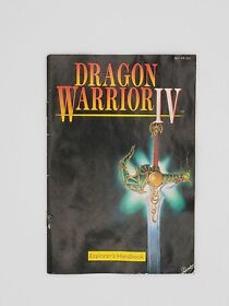 DRAGON WARRIOR 4 IV MANUAL (1992  Nintendo NES) Instruction Booklet *Authentic!