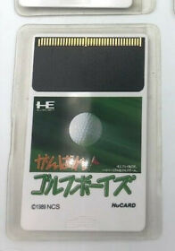 Ganbare! Golf Boys PC Engine HuCard Japan NCS 4-player multitap