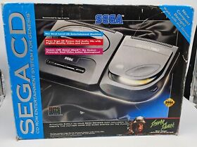 SEGA CD Console W/ Genesis One Adaptor Only - Untested "As-Is" In Box