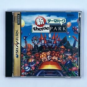 Shin Theme Park Sega Saturn SS Japan Import US Seller