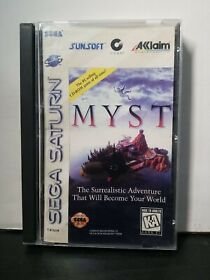 Myst (Sega Saturn, 1995) - Complete - Original Case, Manual, Authentic
