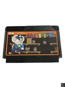 MAPPY NAMCOT 04 First Version No Instruction Famicom Nintendo Only Cartridge