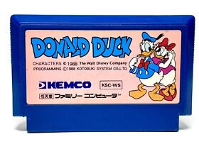 "Donald Duck" (1988) Kemko *Cartridge Only* Nintendo Family Computer FAMICOM