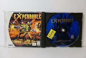 Sega Dreamcast Expendable Disc and Manual Only Tested Works READ DESC.