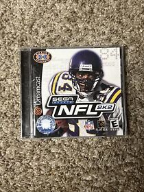 NFL 2K2 Sega Dreamcast Video Game Randy Moss Cover Complete Tested Flawless Disc