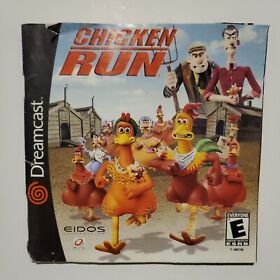 Chicken Run (Sega Dreamcast, 2000) Instruction Manual Only