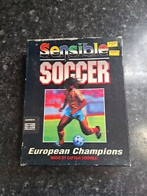 Sensible Soccer European Champions Commodore Amiga Spiel Big Box 1992 CIB