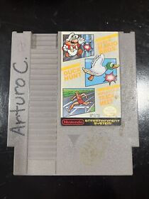NES Super Mario bros Duck Hunt Track Meet Game. Original Nintendo video Game