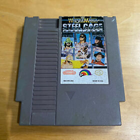 Juego Nintendo NES NTSC EE. UU. - WS-EE.UU. - WWF Wrestlemania Steel Cage Challenge