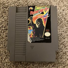 Friday The 13th Nintendo NES Video Game Cart Only Authentic Tested Horror Game