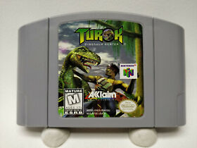 Turok: Dinosaur Hunter Nintendo 64 Cartridge Case Manual Tested Works N64