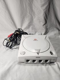 Sega Dreamcast Console With Cables Tested Working + NFL 2K2 Disc! Free Shipping!