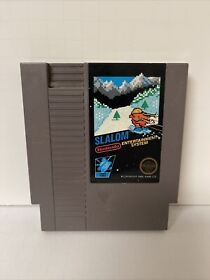Slalom Nintendo Entertainment System 1986 NES 5 Screw Back Pre Owned Video Game 