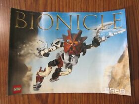 LEGO BIONICLE POHATU NUVA INSTRUCTION MANUAL ONLY 8568 VERY GOOD COND