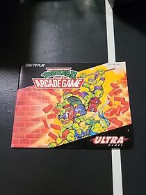 Teenage Mutant Ninja Turtles The Arcade Gate 2 NES Booklet