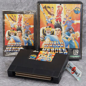WORLD HEROES NEO GEO AES FREE SHIPPING SNK Ref 1301