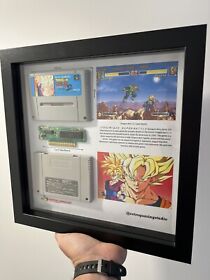 Dragon Ball Z 2 Nintendo SNES FAMICOM Game Frame Wall Art Collectable