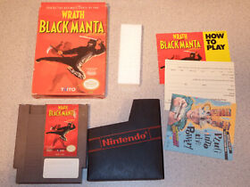 Wrath Of The Black Manta - Nintendo NES - Complete In Box CIB - tested