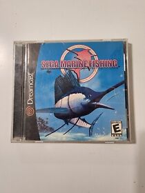 Sega Marine Fishing (Sega Dreamcast, 2000) CIB Clean Tested W/ Fishing Rod.