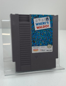Where's Waldo Nintendo NES  1991 Authentic Cart Only Tested Clean Works