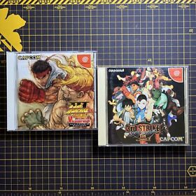 Lot 2 Street Fighter III 3rd Strike & W Impact Sega Dreamcast Fighting Japan CIB