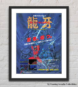 Ninja Crusaders Nintendo NES Famicom Glossy Ad Promo Poster Unframed G6439